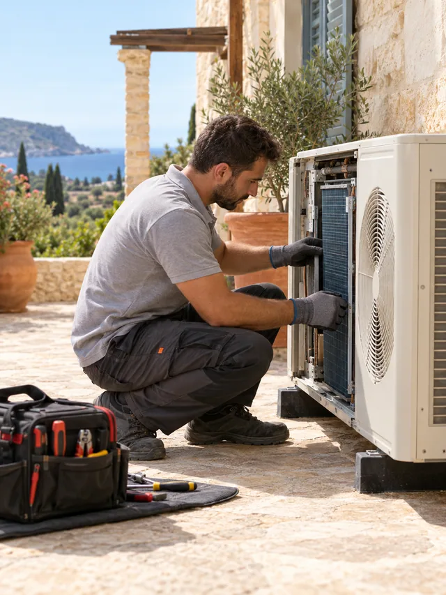 AC technician — AI-generated illustration