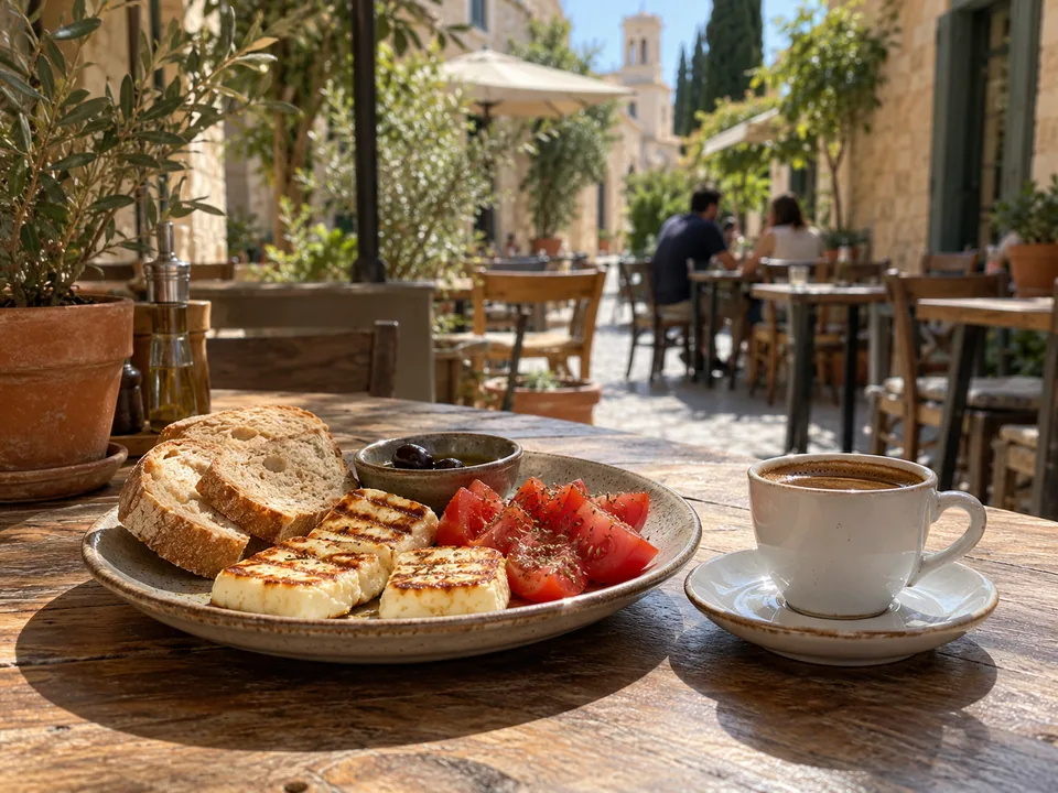 Café brunch — AI-generated illustration